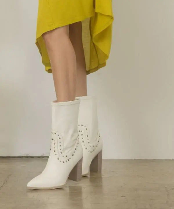 OASIS SOCIETY Paris - Studded Boots - Sleekdenim.com