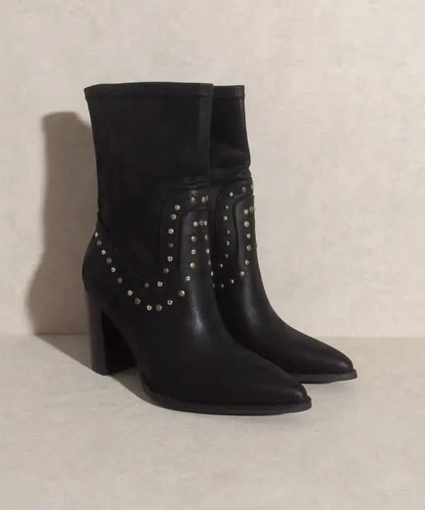 OASIS SOCIETY Paris - Studded Boots - Sleekdenim.com