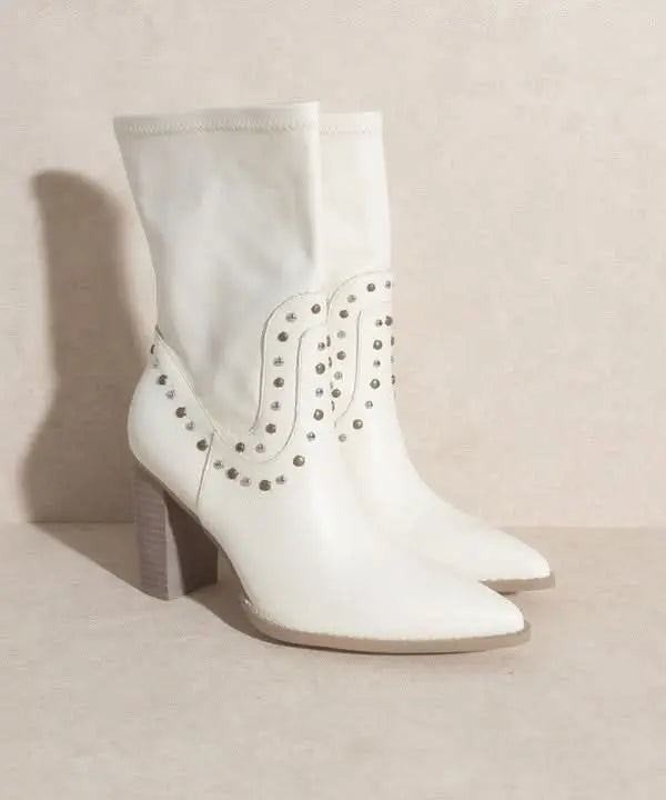 OASIS SOCIETY Paris - Studded Boots - Sleekdenim.com