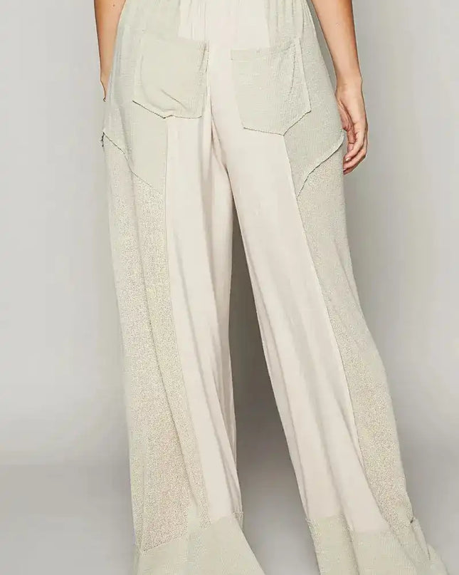 POL Drawstring Wide Leg Pants - Sleekdenim.com