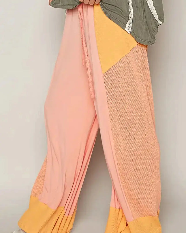 POL Drawstring Wide Leg Pants - Sleekdenim.com