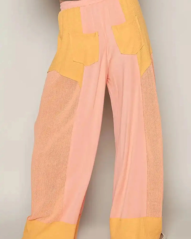 POL Drawstring Wide Leg Pants - Sleekdenim.com