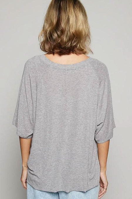 POL Round Neck Half Sleeve T-Shirt - Sleekdenim.com