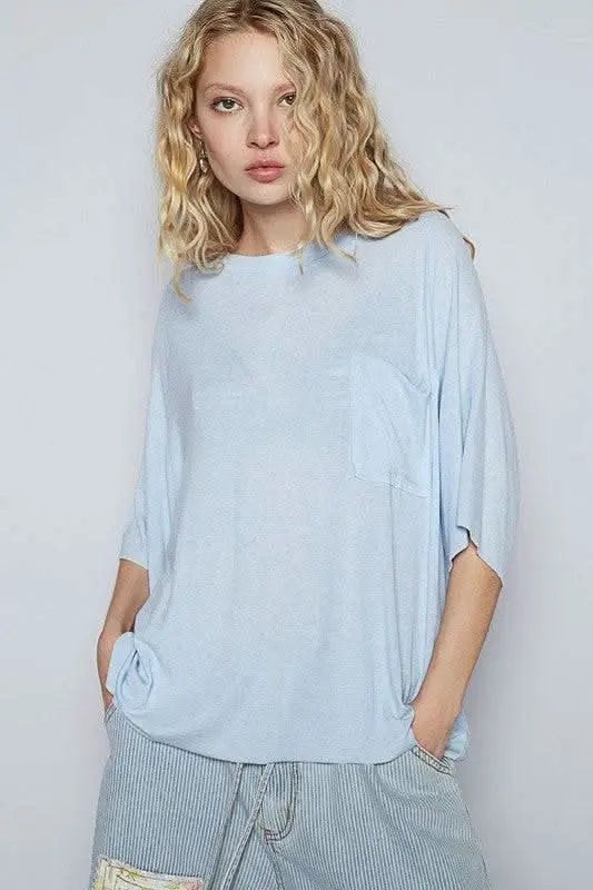 POL Round Neck Half Sleeve T-Shirt - Sleekdenim.com