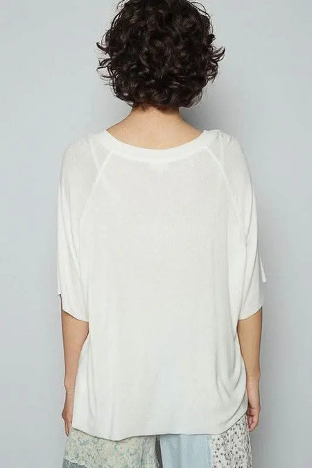 POL Round Neck Half Sleeve T-Shirt - Sleekdenim.com