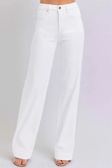 RISEN Full Size High Waist Straight Jeans - Sleekdenim.com