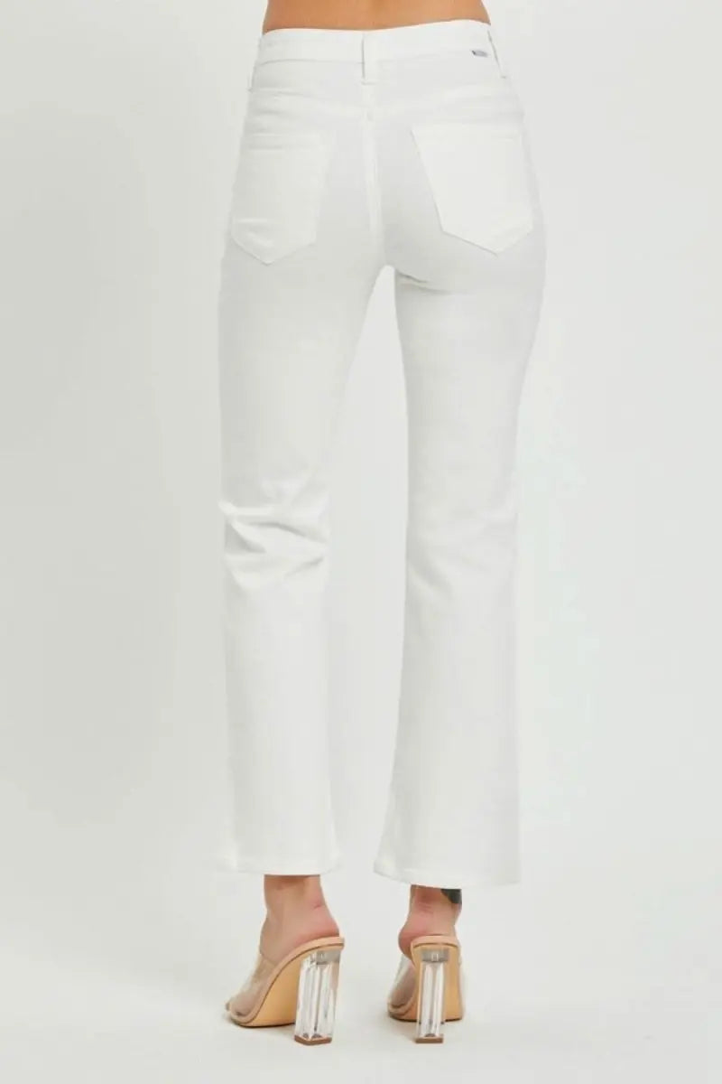 RISEN Full Size Mid Rise Jeans with Pockets - Sleekdenim.com