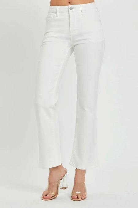 RISEN Full Size Mid Rise Jeans with Pockets - Sleekdenim.com