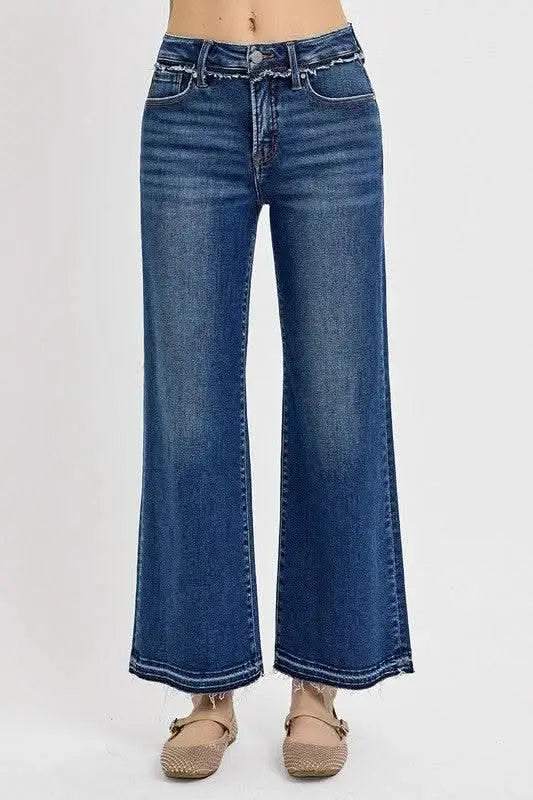 RISEN Full Size Tummy Control Bootcut Jeans Plus Size - Sleekdenim.com