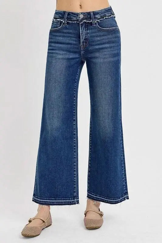 RISEN Full Size Tummy Control Bootcut Jeans Plus Size - Sleekdenim.com