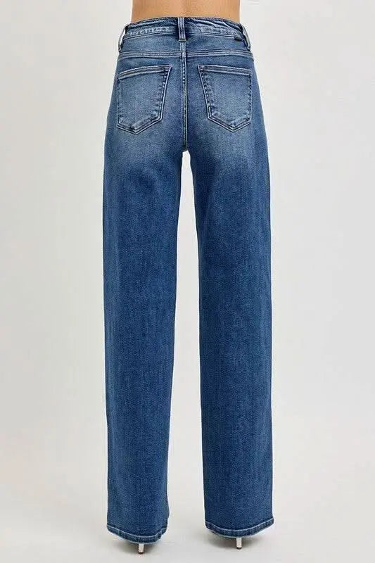 RISEN Full Size Tummy Control High Rise Jeans - Sleekdenim.com