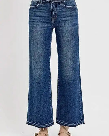 RISEN High Rise Tummy Control Bootcut Jeans - Sleekdenim.com