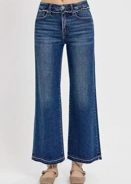 RISEN High Rise Tummy Control Bootcut Jeans - Sleekdenim.com