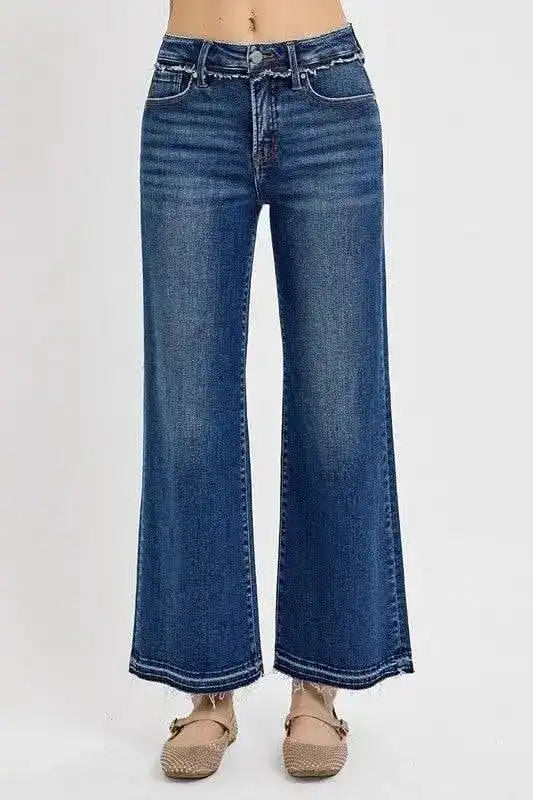 RISEN High Rise Tummy Control Bootcut Jeans - Sleekdenim.com