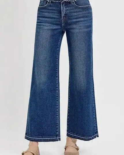 RISEN High Rise Tummy Control Bootcut Jeans - Sleekdenim.com