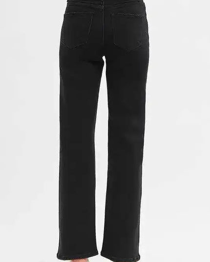 RISEN High Rise Wide Jeans - Sleekdenim.com