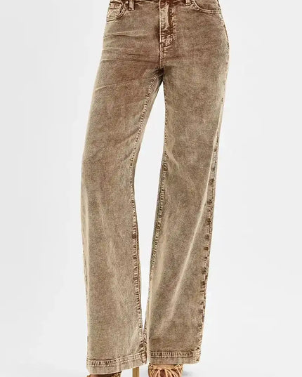 RISEN High Rise Wide Leg Corduroy Pants - 12/1/25 JUST RESTOCKED! (SOLD OUT 3 TIMES) (Copy) - Sleekdenim.com