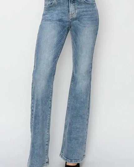 RISEN Mid Rise Bootcut Jeans - Sleekdenim.com
