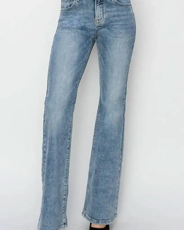 RISEN Mid Rise Bootcut Jeans - Sleekdenim.com