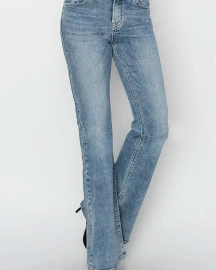 RISEN Mid Rise Bootcut Jeans - Sleekdenim.com