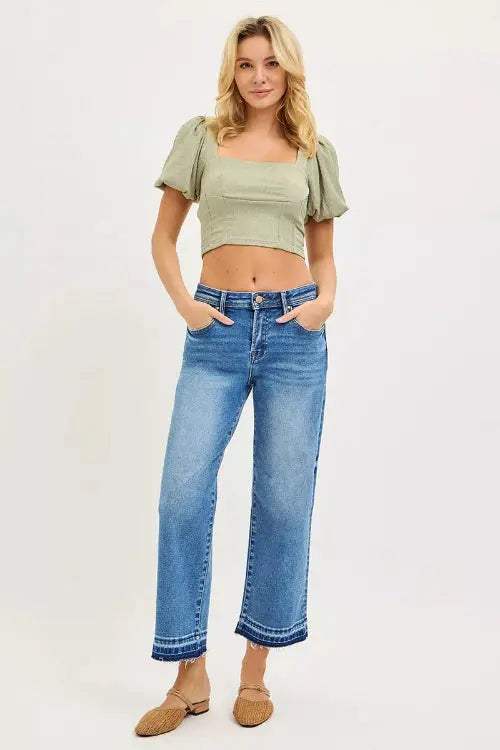 RISEN Slouchy Cropped Boyfriend Jeans PGC21636
