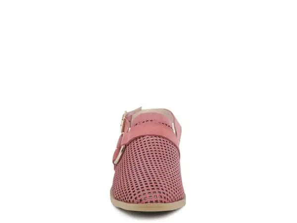 ROSALIE BLUSH BLOCK HEELED SANDAL - Sleekdenim.com