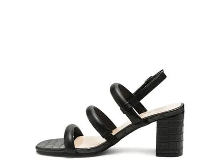 SLATER CROC SLINGBACK BLOCK SANDALS - Sleekdenim.com