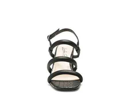 SLATER CROC SLINGBACK BLOCK SANDALS - Sleekdenim.com