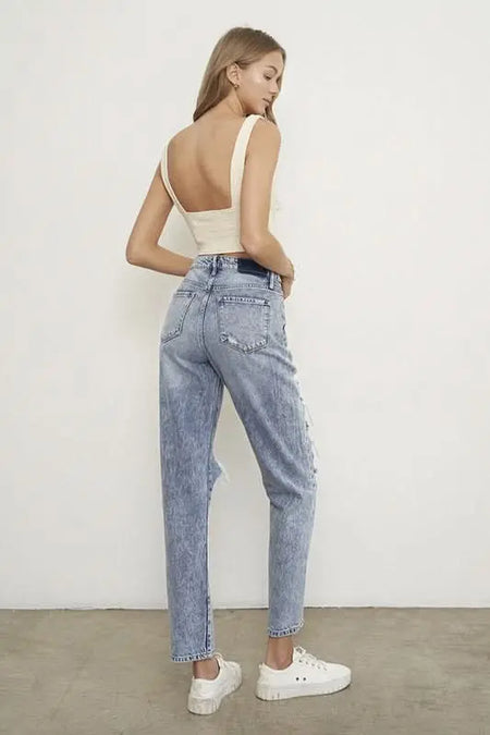 SLIM BOYFRIEND JEANS - Sleekdenim.com