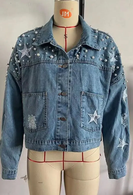 Star denim jacket - Sleekdenim.com