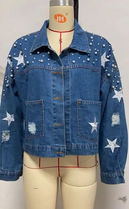 Star denim jacket - Sleekdenim.com