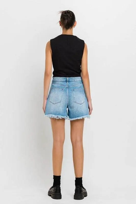 Super High Rise Pleats Shorts - Sleekdenim.com