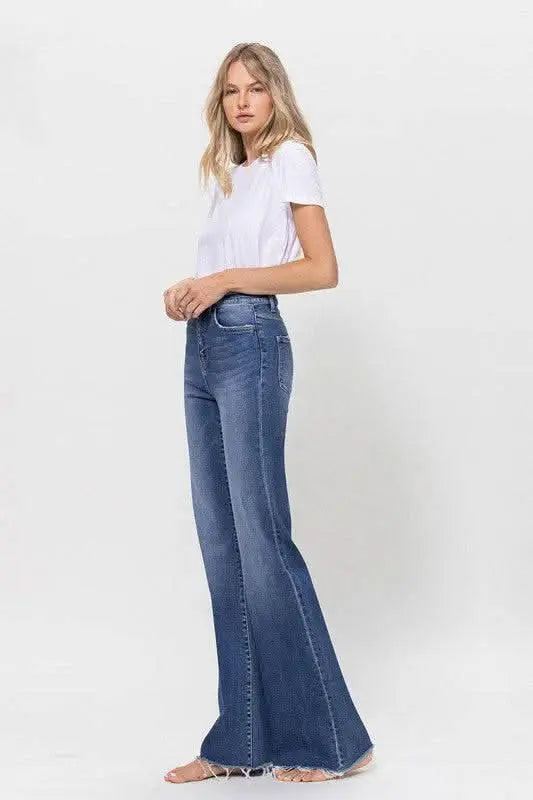 Super High Rise Relaxed Flare - Sleekdenim.com