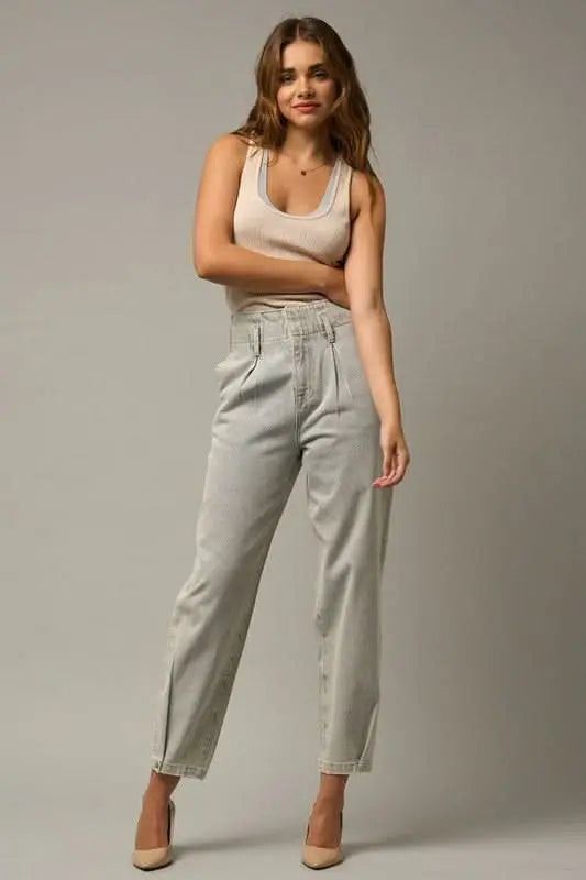 Super High Waist Balloon Jeans - Sleekdenim.com