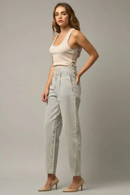 Super High Waist Balloon Jeans - Sleekdenim.com