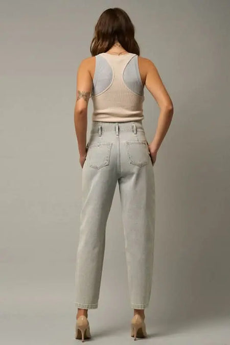 Super High Waist Balloon Jeans - Sleekdenim.com