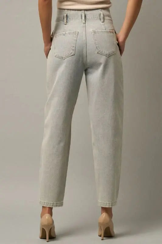 Super High Waist Balloon Jeans - Sleekdenim.com