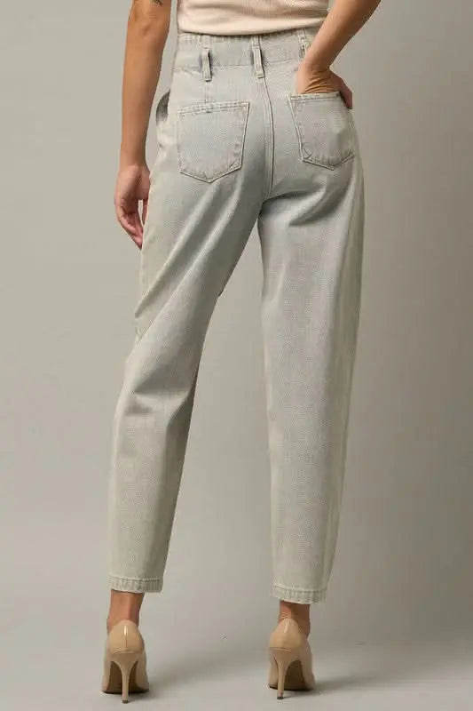 Super High Waist Balloon Jeans - Sleekdenim.com