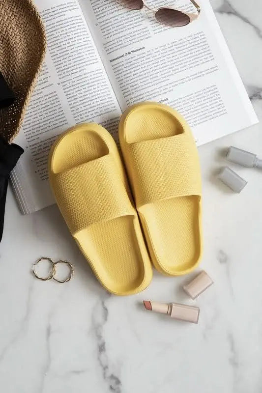 Unisex EVA Thick Sole Slippers - Sleekdenim.com