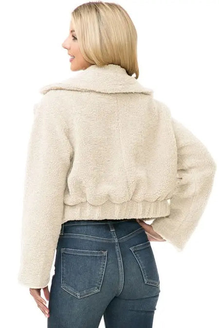 Women's Faux Fur Jacket - Sleekdenim.com