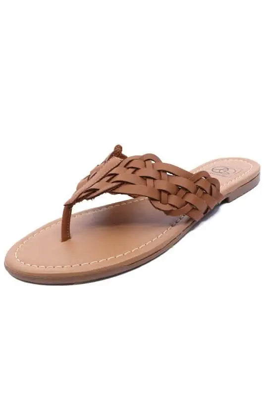 Woven Thong Sandal - Sleekdenim.com