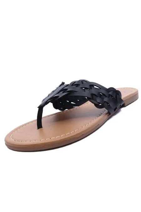 Woven Thong Sandal - Sleekdenim.com