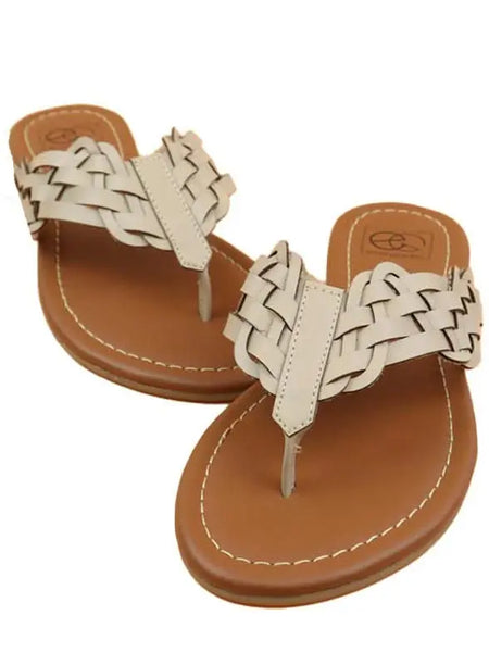 Woven Thong Sandal - Sleekdenim.com