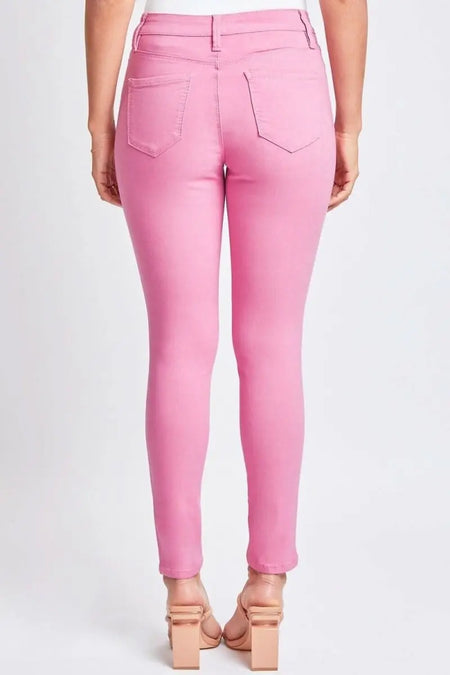 YMI Jeanswear Full Size Hyperstretch Mid - Rise Skinny Pants - Sleekdenim.com