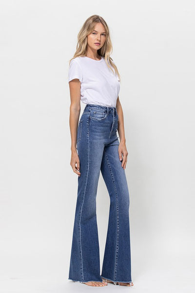 Super High Rise Relaxed Flare | Sleekdenim.com