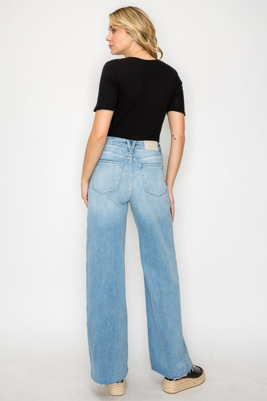 AT2078WDLT INSEAM TRANSFORM WIDE LEG JEANS - Sleekdenim.com