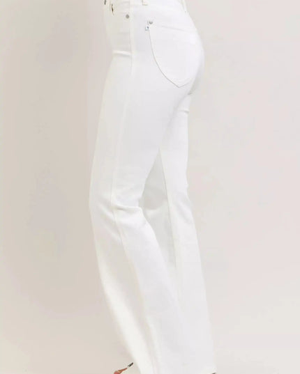 Judy Blue High-Waisted Tummy Control Flare Jeans - Sleekdenim.com