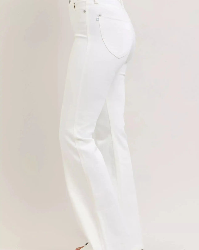 Judy Blue High-Waisted Tummy Control Flare Jeans - Sleekdenim.com