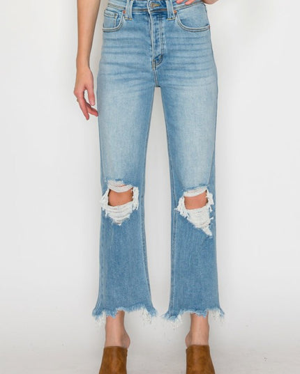 AT1120WDM - Ultra High Rise Modern Wide Jeans – Vi - Sleekdenim.com