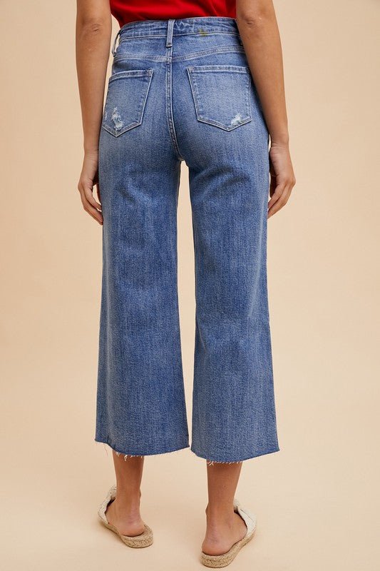 Annie Wear High Rise Wide Leg Jeans | Sleekdenim.com